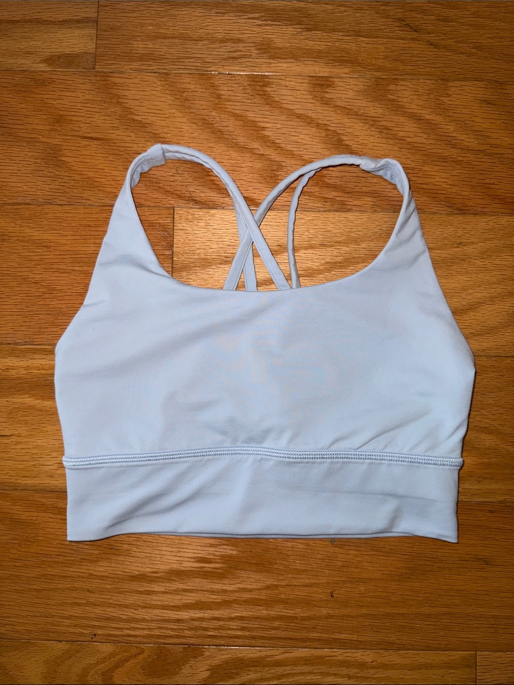 Lululemon Energy Longline Bra - light blue - size 4